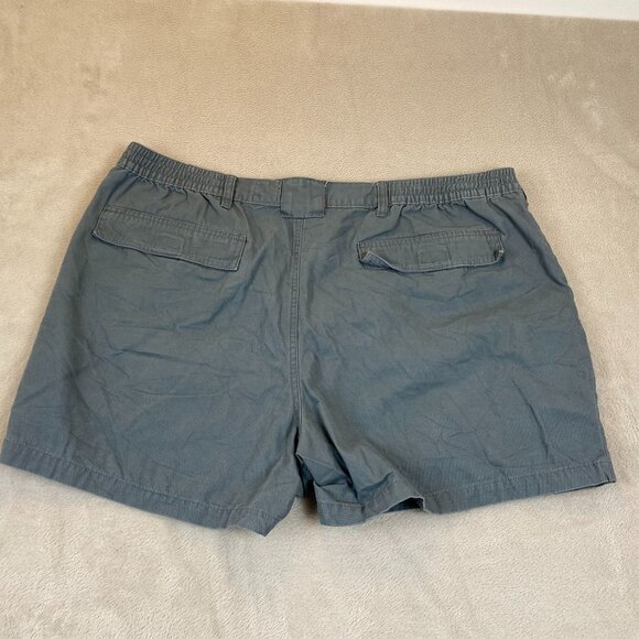 Red Head Mens Cargo Shorts Beige & Gray Elastic Waist Size 46 100% Cotton - Picture 5 of 16